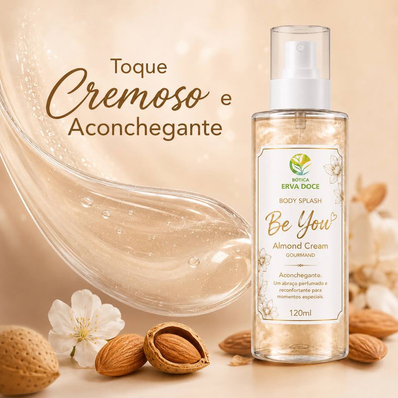Body Splash Teen Be You Almond Cream Perfume Suave 120ml