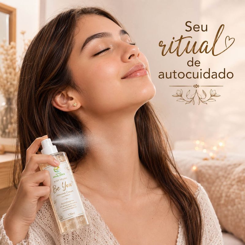 Body Splash Teen Be You Almond Cream Perfume Suave 120ml