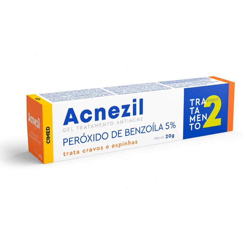 Acnezil Gel 50mg/g 20g - Tratamento Eficaz da Acne
