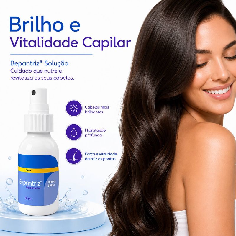 Bepantriz Solução Dexpantenol 50ml - Cimed Cuidado Total