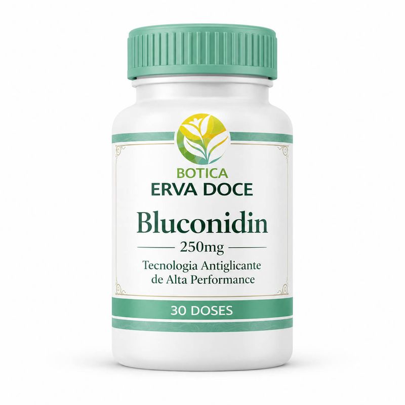Bluconidin 250mg -  Antiglicante  para a Pele 30 Doses