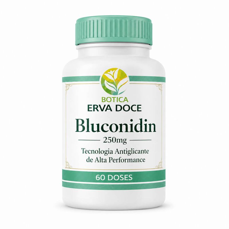 Bluconidin 250mg: Ação Antiglicante Inteligente - 60 Doses