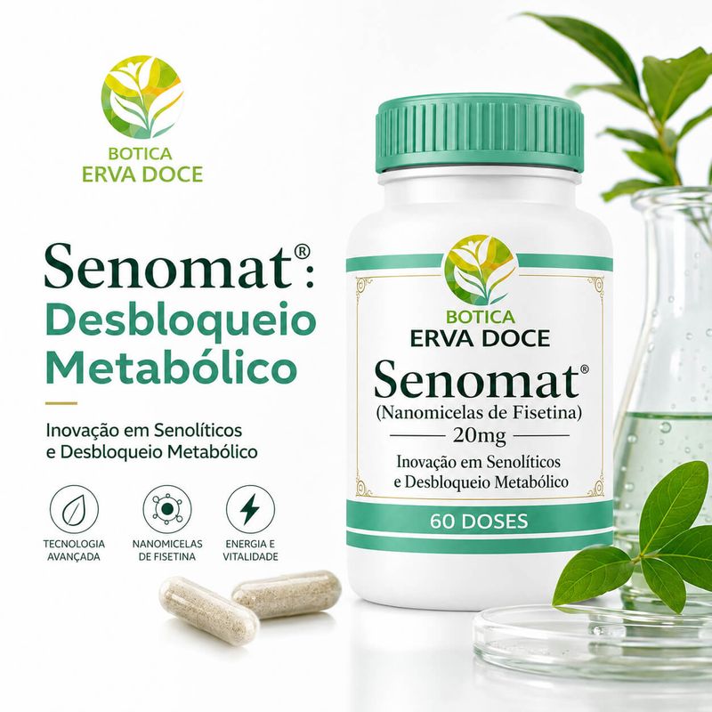 Senomat  Nanomicelas de Fisetina 20mg -  60 Doses