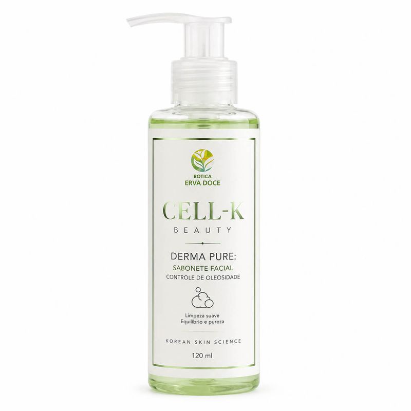  Sabonete Facial Purificante - CELL-K Derma Pure  120ml