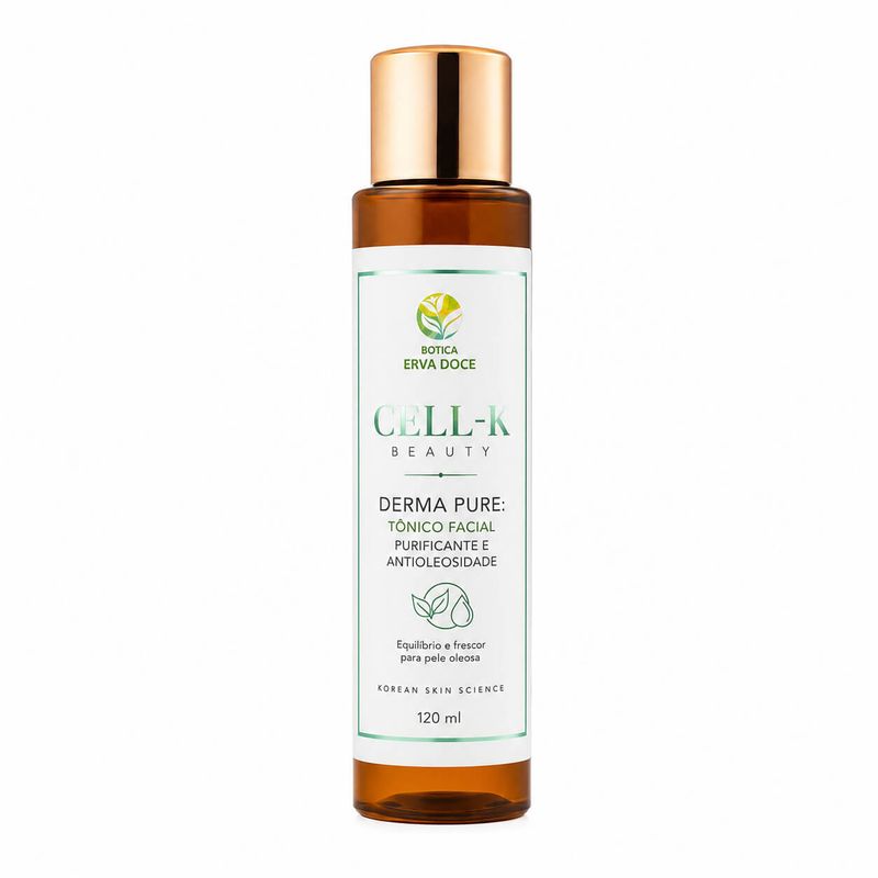  Tônico Facial Purificante - CELL-K Derma Pure  120ml