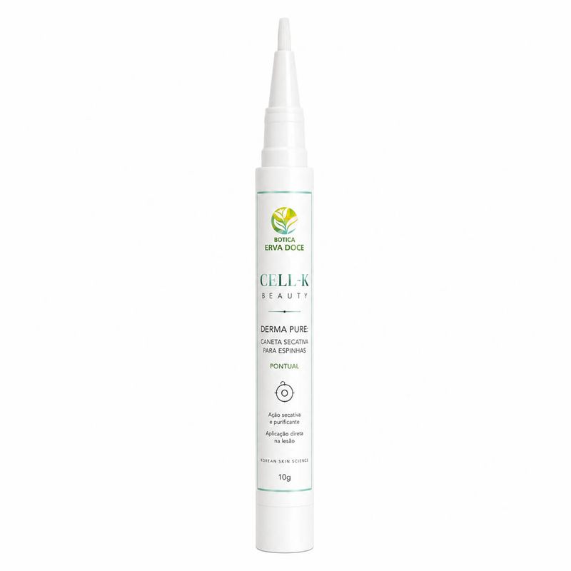Caneta Secativa Pontual para Acnes - CELL-K Derma Pure 10g