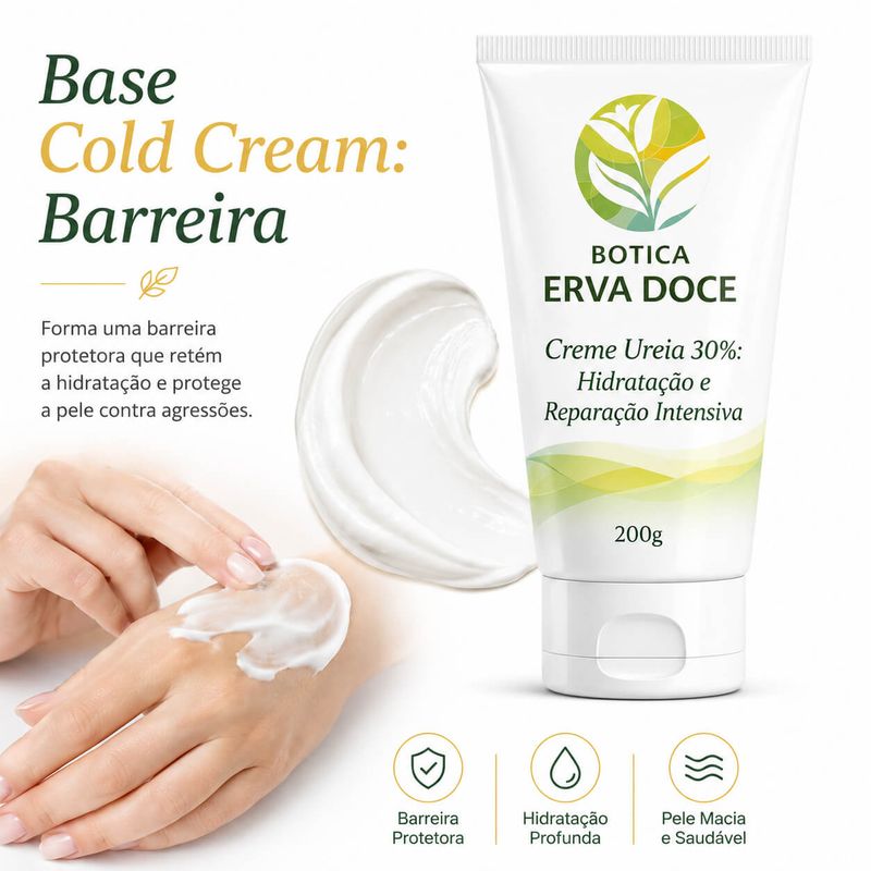 Creme Ureia 30% – Hidratação e Reparação Intensiva 200g