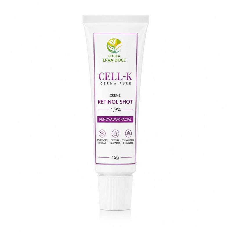  Retinol Shot Renovador Facial - CELL-K Derma Pure  15g