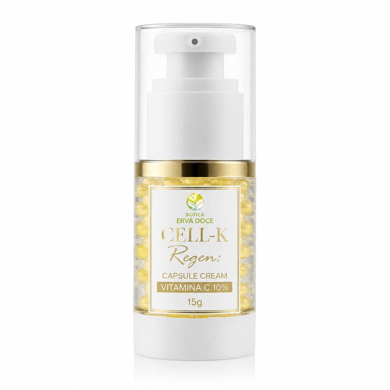 Capsule Cream Vitamina C 10%  - CELL-K Regen Luminosidade 15g