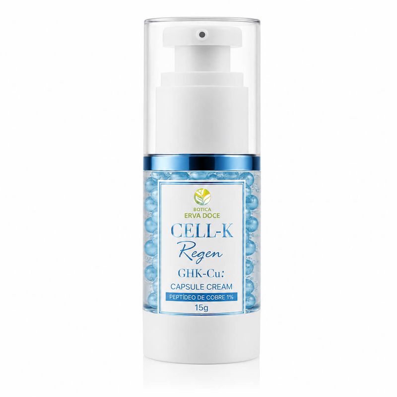  Capsule Cream Tri-Peptídeo de Cobre 1% Inovação 15g