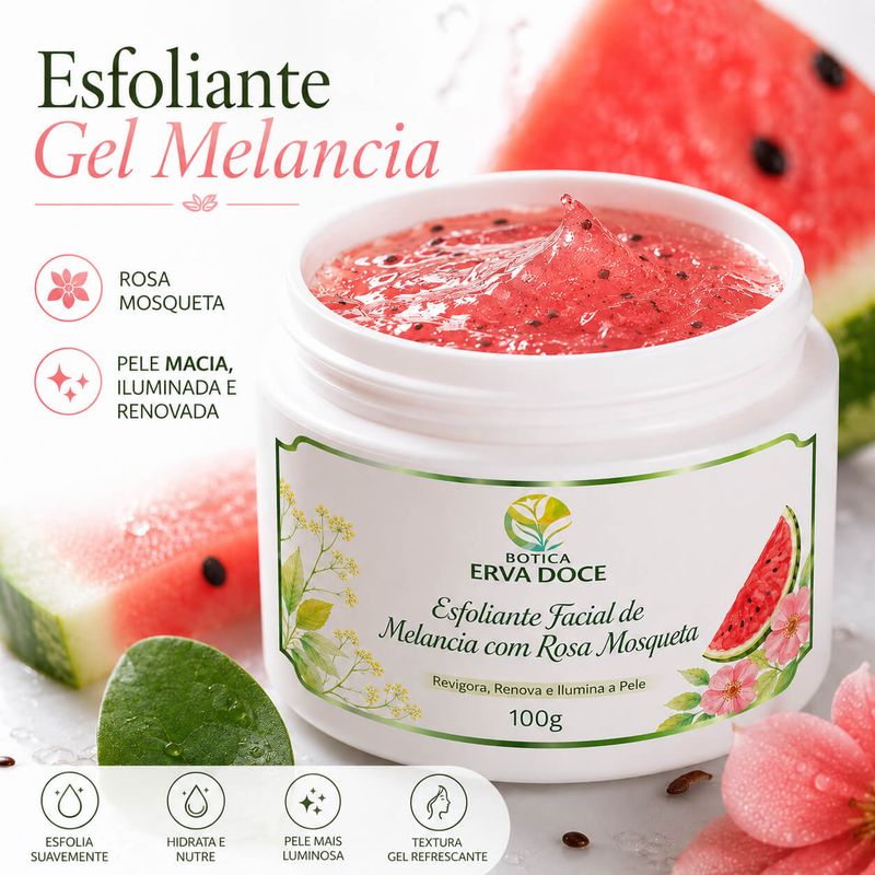  Esfoliante Corporal com Óleo de  Rosa Mosqueta  100g 