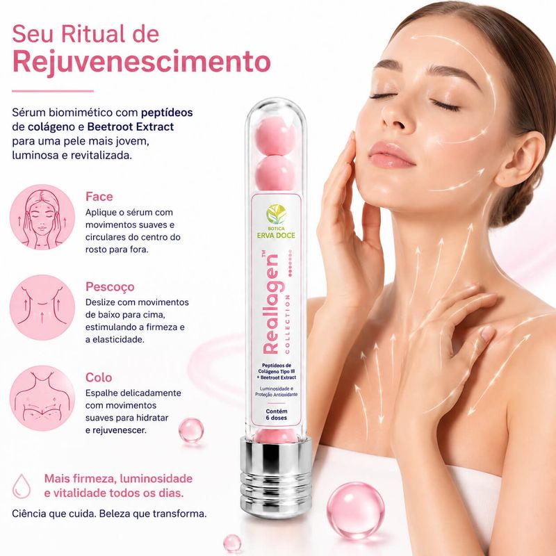 Esferas  Reallagen Collection com Extrato de Beterraba – 6 unidades  
