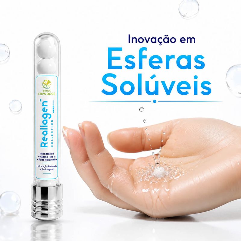 Esferas Reallagen Collection  Ácido Hialurônico –  6 un
