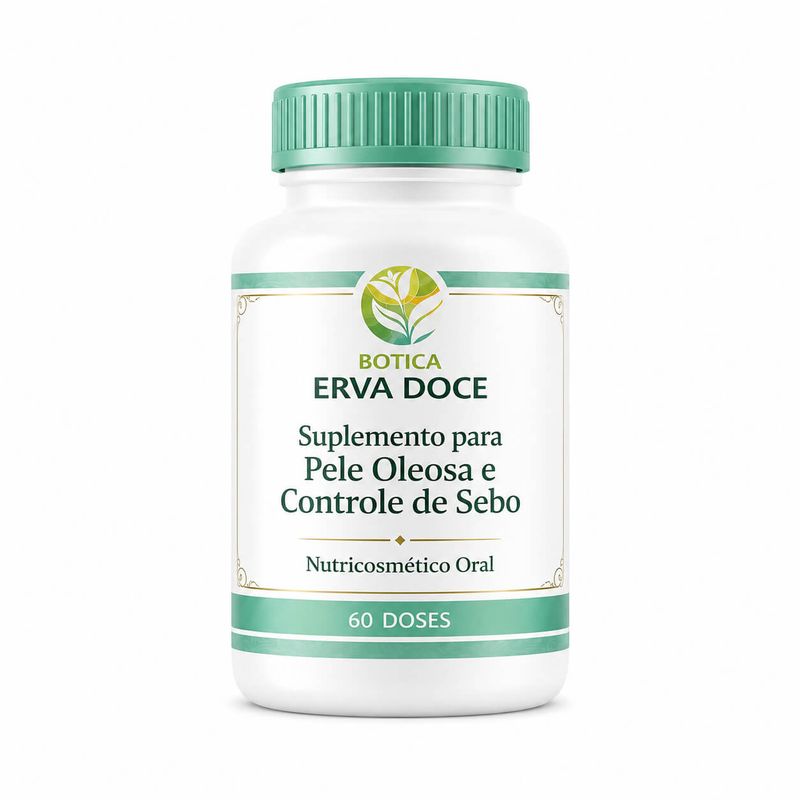 Suplemento para Acne e Pele Oleosa –  60 Doses