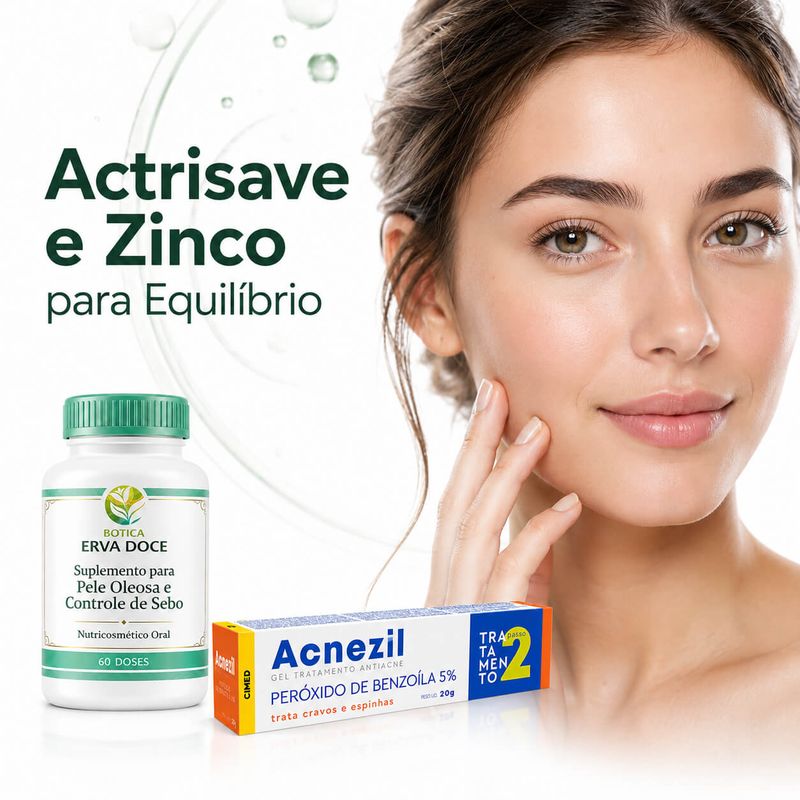 Tratamento Pele Acneica – Compre Suplemento  e Ganhe  Acnezil  