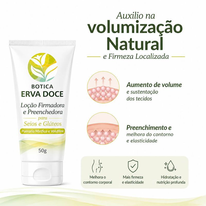 Loção Firmadora  - Pueraria Mirifica e Volufiline  50g