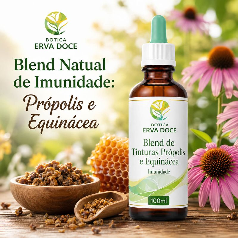 Blend de Tinturas Própolis e Equinácea Imunidade 100ml
