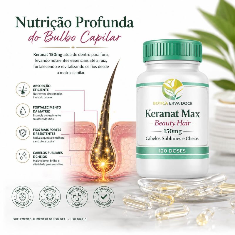Keranat 150mg 60 cápsulas