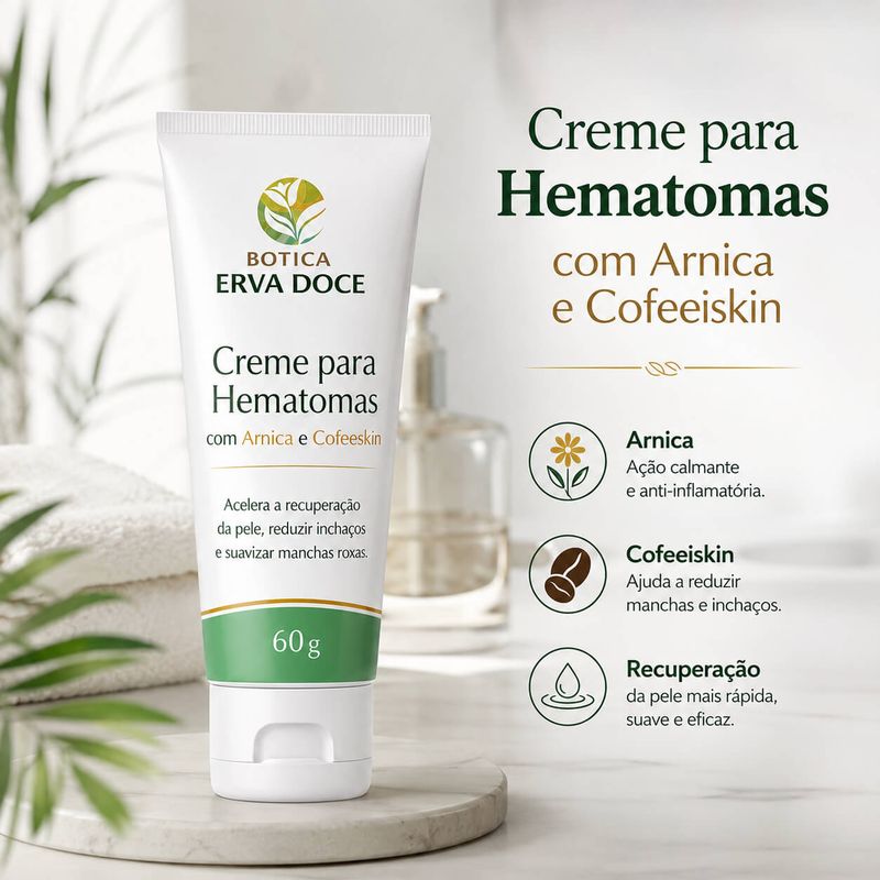 Creme para Hematomas com Arnica 60 gramas