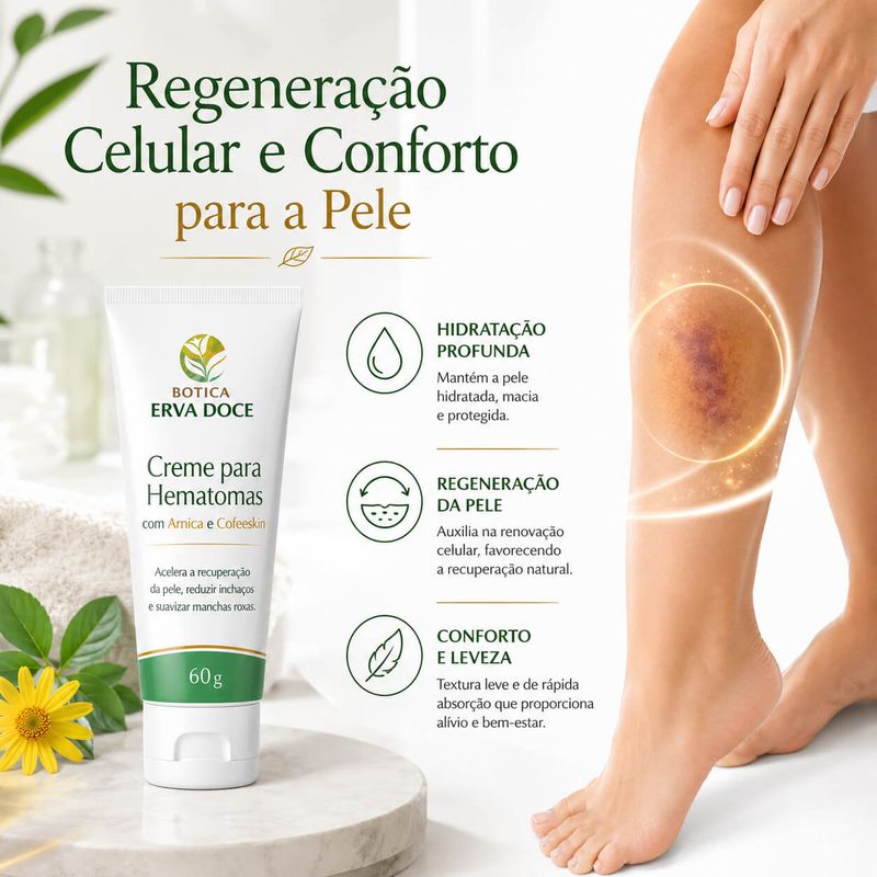 Creme para Hematomas com Arnica 60 gramas