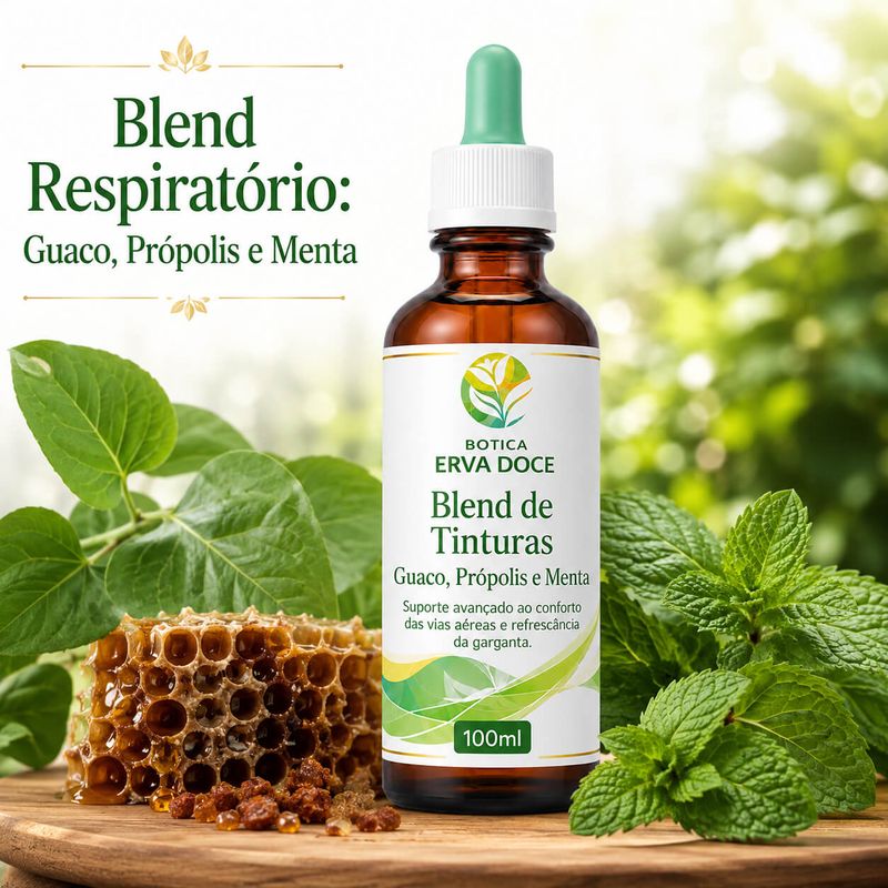Blend de Tinturas Guaco Própolis e Menta 100ml