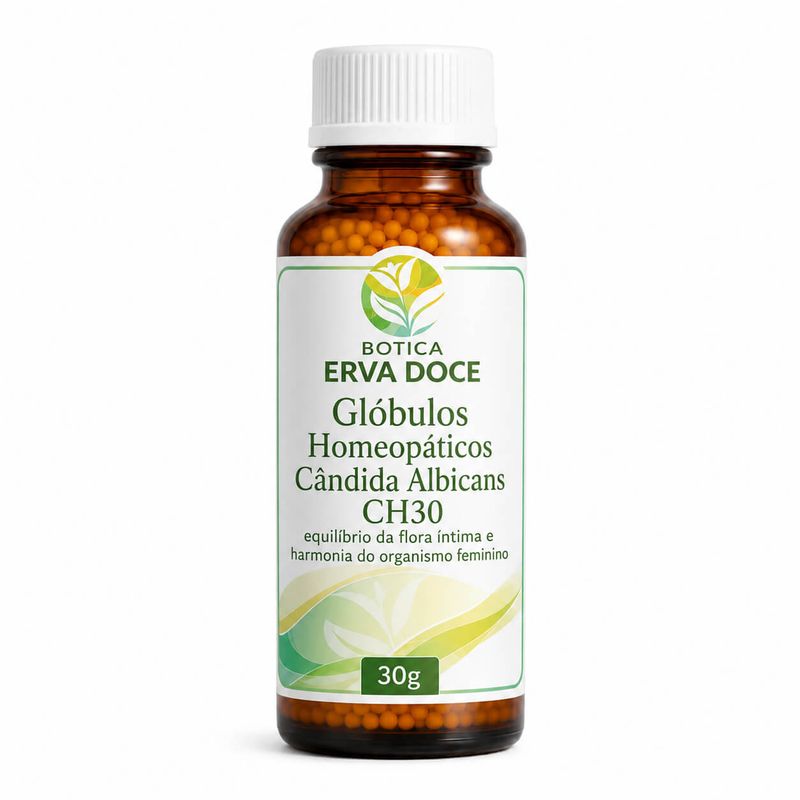 Glóbulos Homeopáticos Cândida Albicans CH30 30g