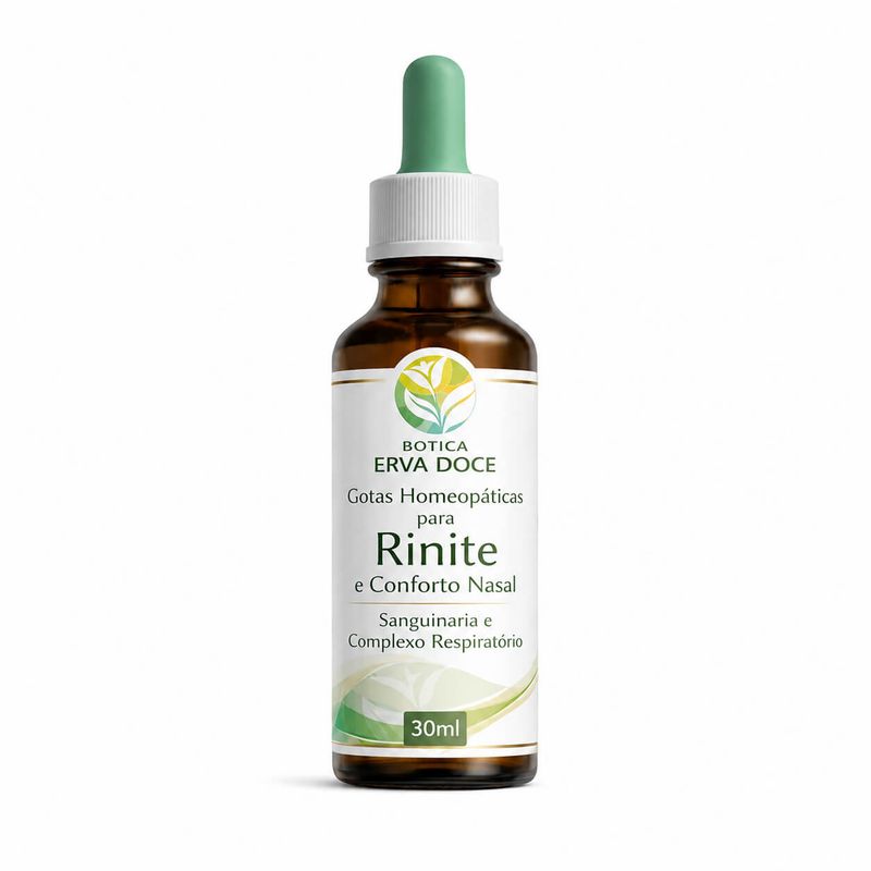Gotas Homeopáticas para Rinite e Conforto Nasal 30ml