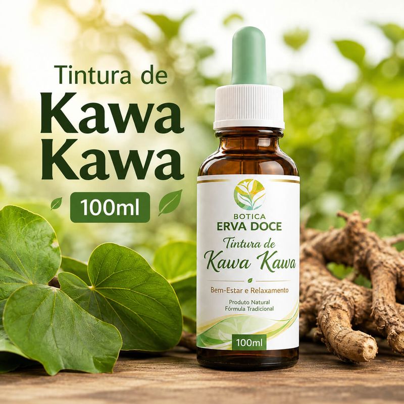 Tintura de Kawa Kawa-  Bem-Estar e Relaxamento  100ml