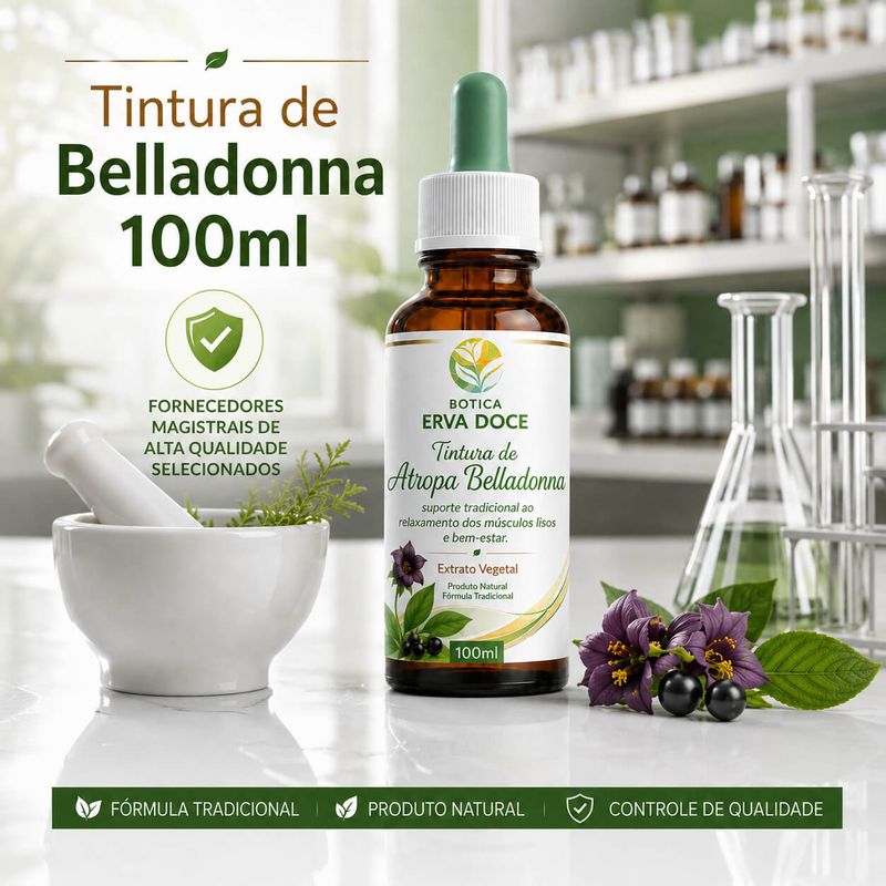 Tintura de Belladonna (Atropa belladonna) – 100ml