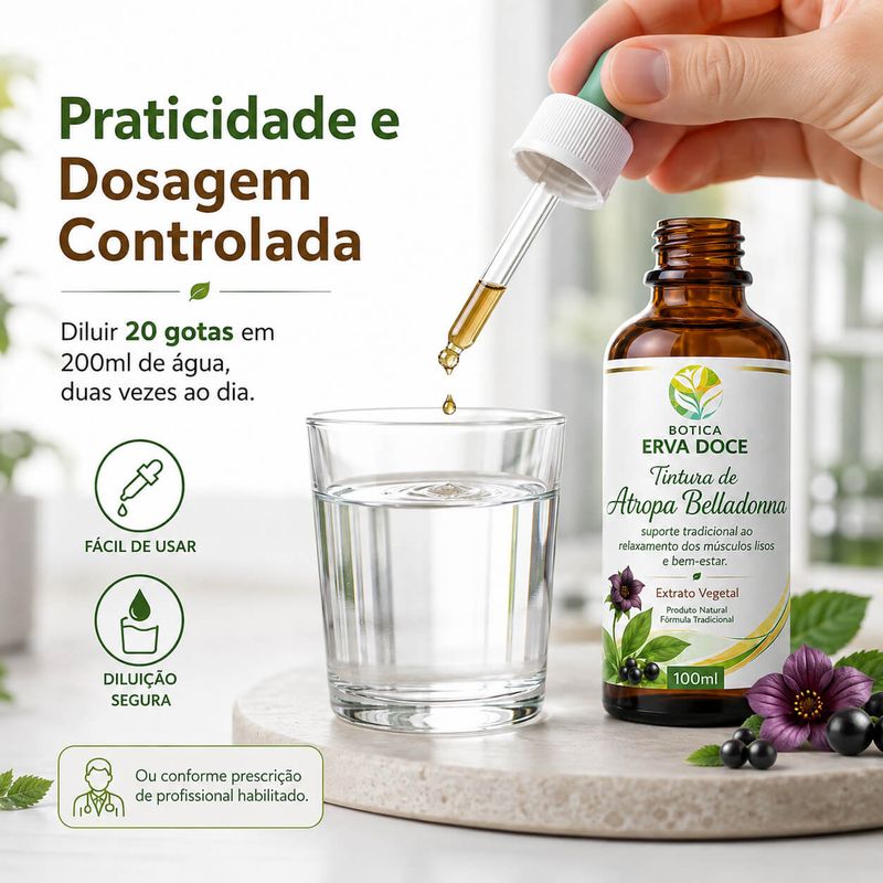 Tintura de Belladonna (Atropa belladonna) – 100ml