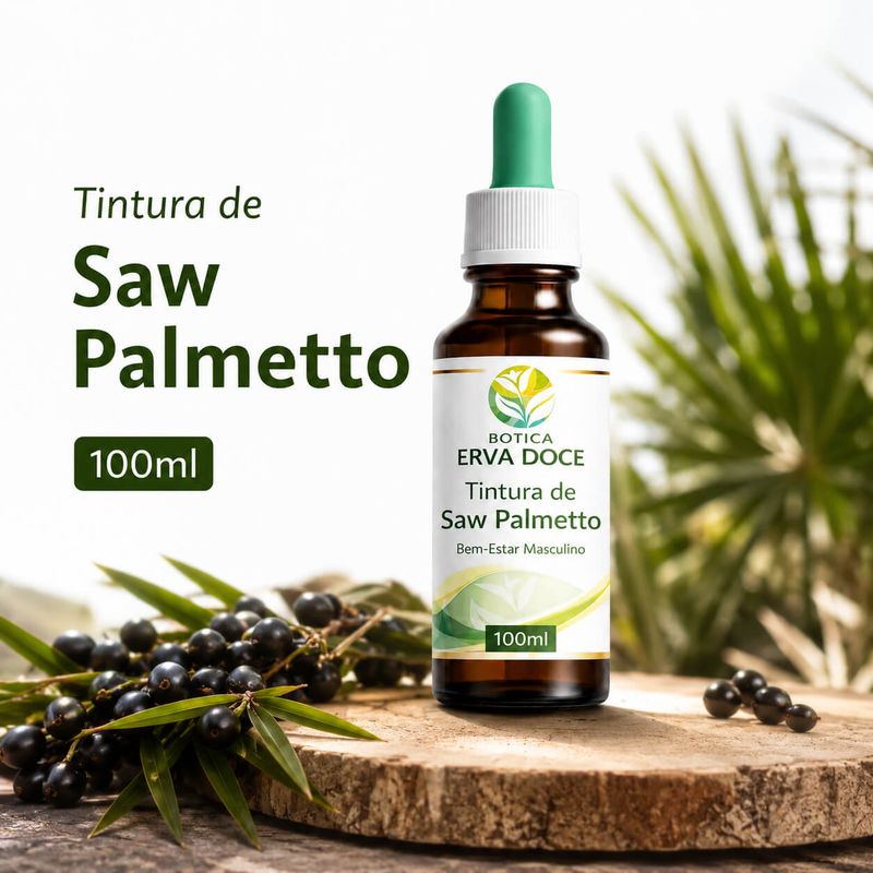 Tintura de Saw Palmetto (Serenoa repens) – 100ml