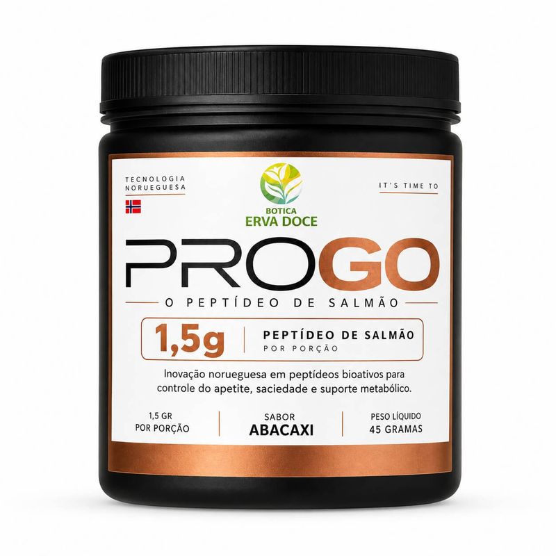 PROGO 1,5g  – O Peptídeo de Salmão  45 gramas
