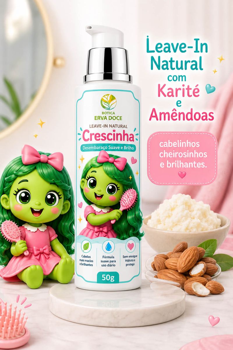 Kit Crescinha Cuidados de Princesa - Leave-in Spray Gomas