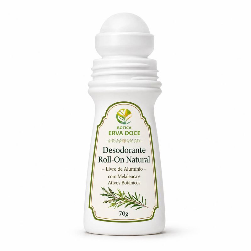 Desodorante Roll-On Natural Sem Alumínio Melaleuca 70g