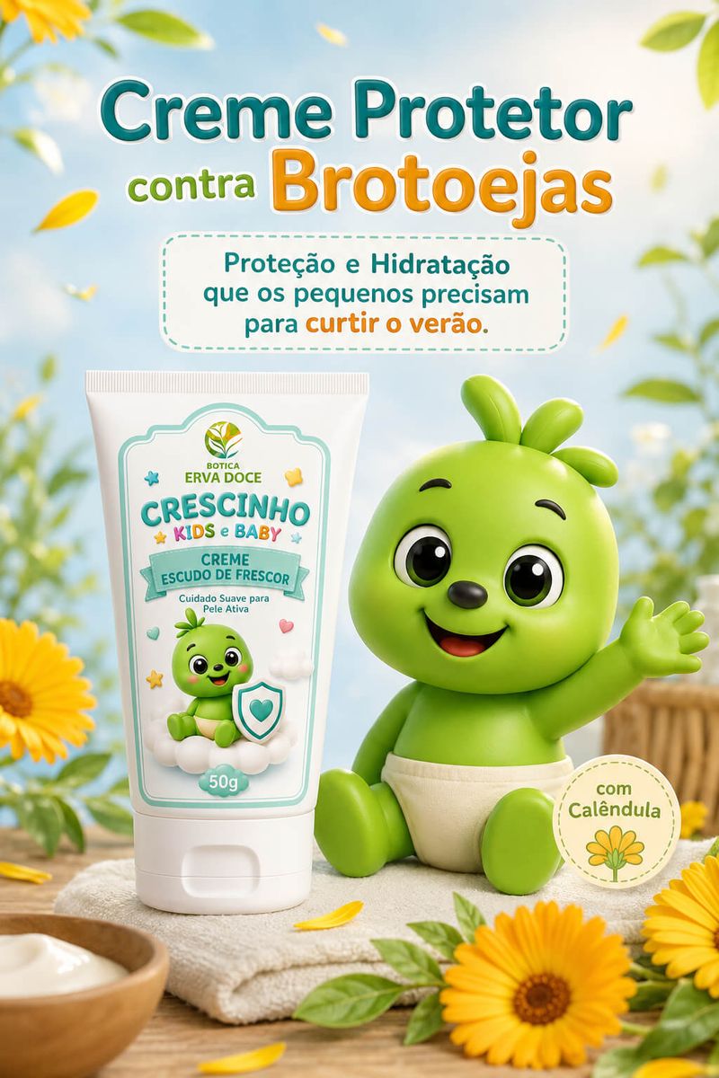 Kit Brisa Refrescante Crescinho - Spray e Creme Brotoejas