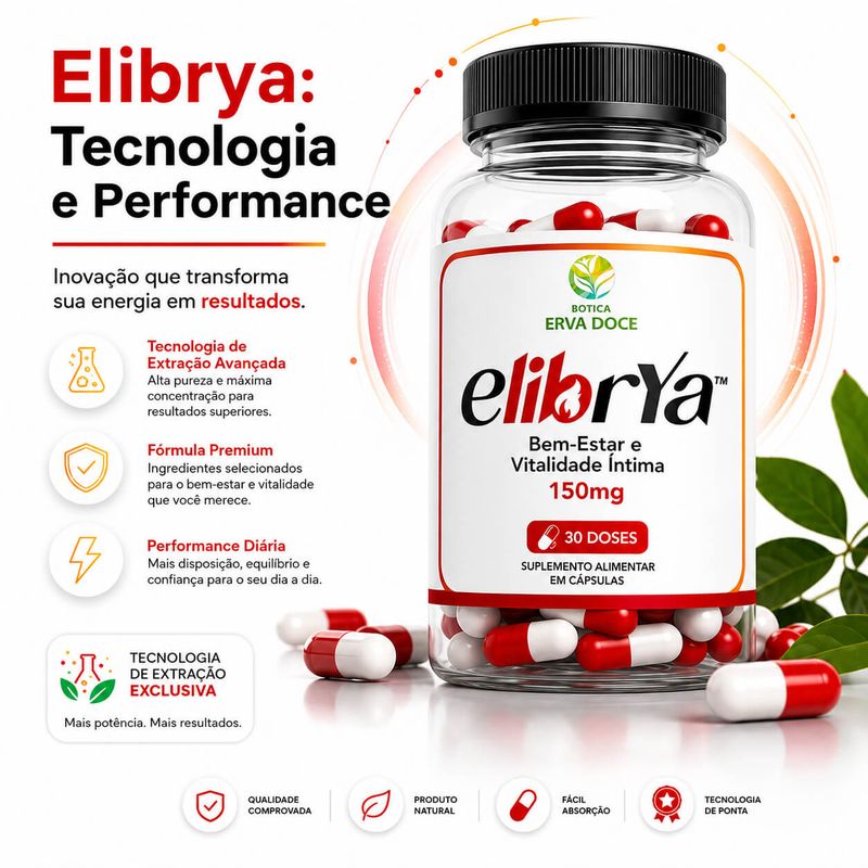 Kit Saúde Masculina Elibrya  150mg e Tintura de  Saw Palmetto 