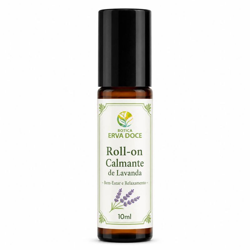 Roll-on Calmante de Lavanda – Bem-Estar e Relaxamento 10ml