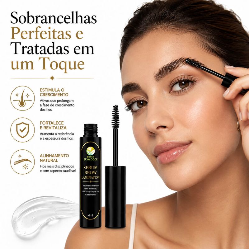  Serum Brow Lamination - Crescimento e Alinhamento  4ml