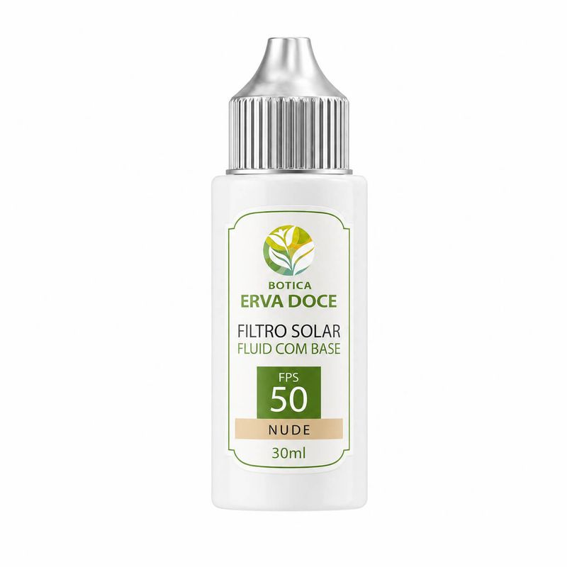Filtro Solar Fluid com Base FPS 50+ Nude – 30ml