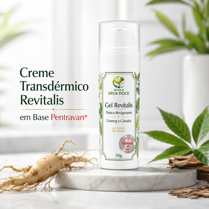 Creme Transdérmico Revitalis –  em Base Pentravan 50g