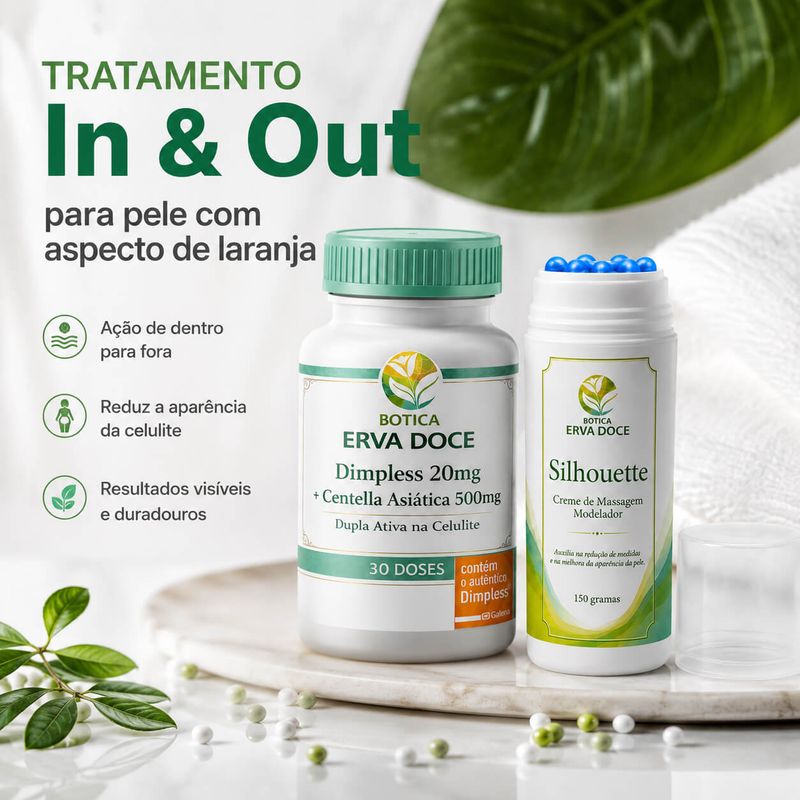 Kit Oral e Tópico Silhouette e Dimpless – Textura e Contorno