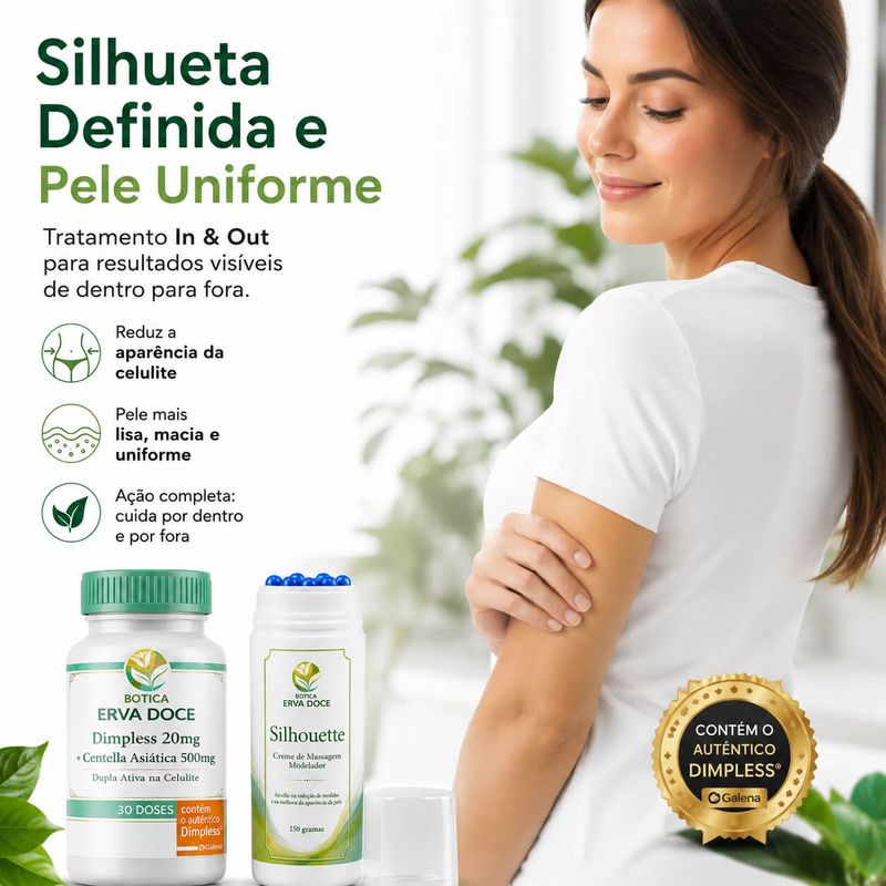 Kit Oral e Tópico Silhouette e Dimpless – Textura e Contorno
