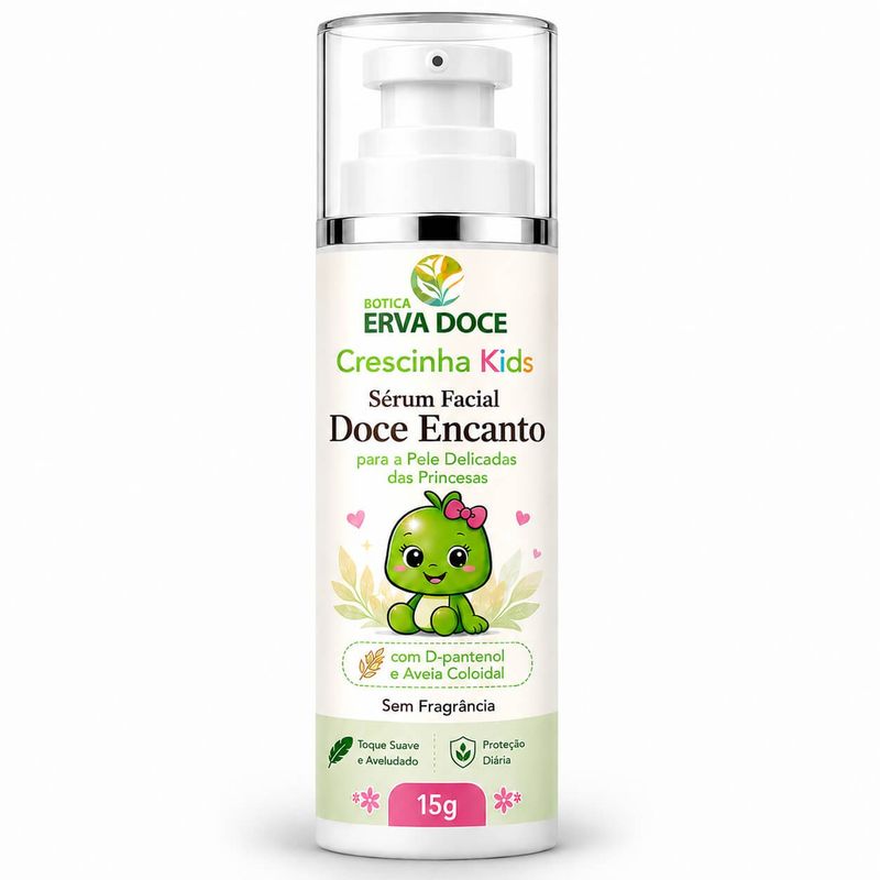 Hidratante Facial Doce Encanto 15g - Crescinha Kids 