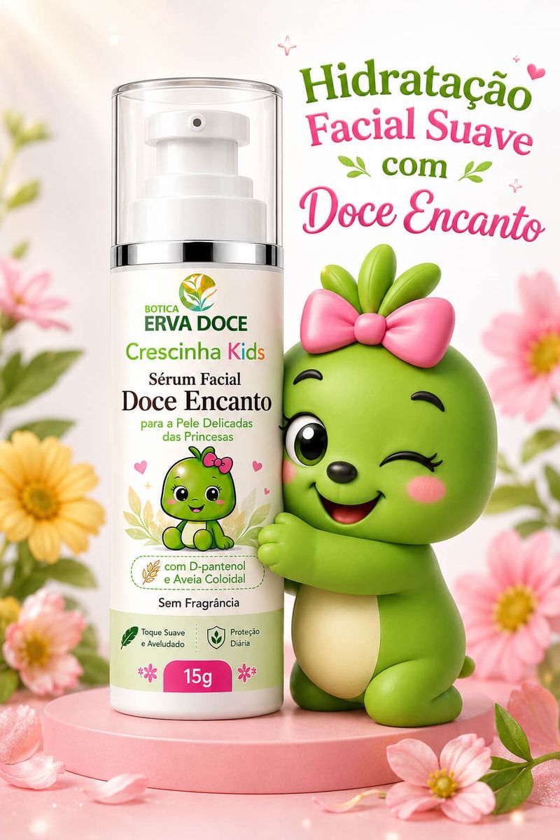 Kit Crescinha Kids Encanto e Brilho: Gloss e Hidratante