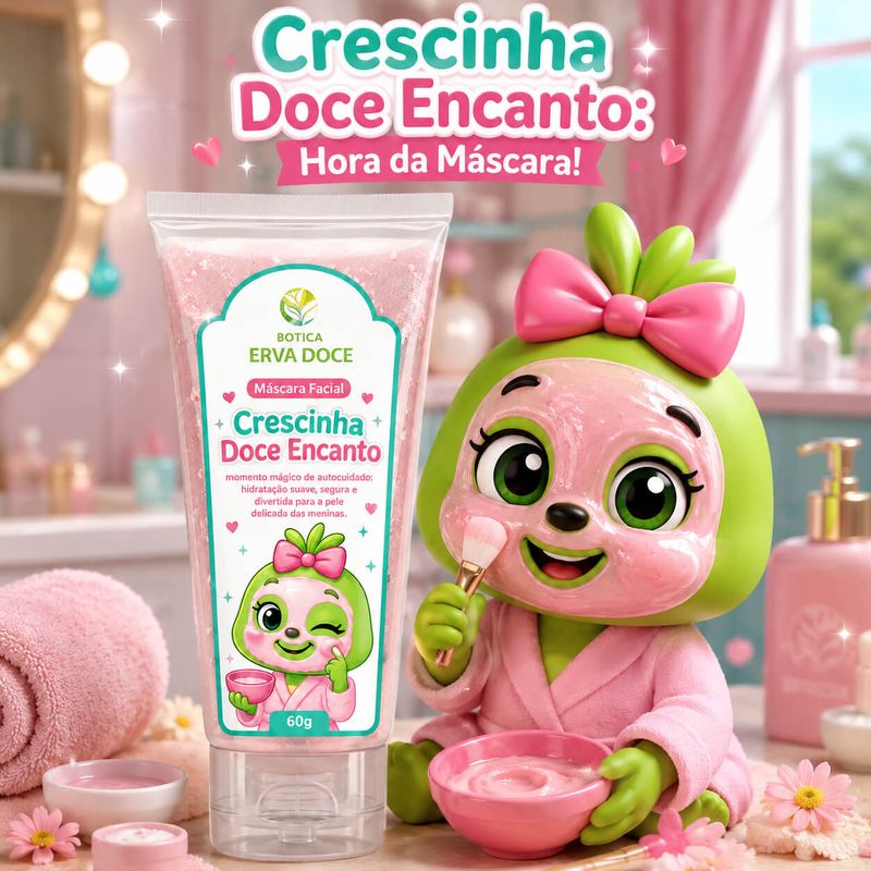Mascara Facial Crescinha Kids Doce Encanto – 60g