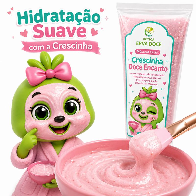 Mascara Facial Crescinha Kids Doce Encanto – 60g
