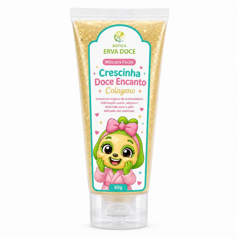 Máscara Facial Crescinha Colágeno Infantil – 60g