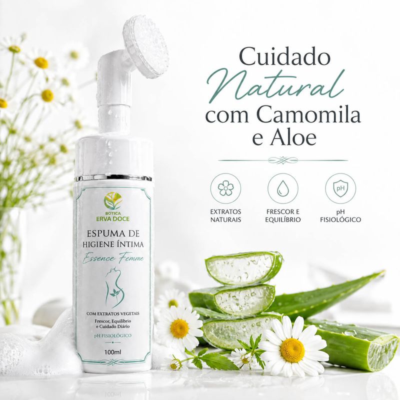 Espuma de Higiene Íntima Essence Femme - 100ml