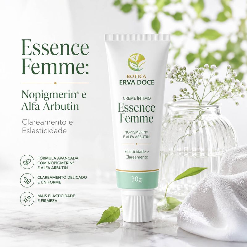 Creme Íntimo  Clareador Essence Femme -  30g