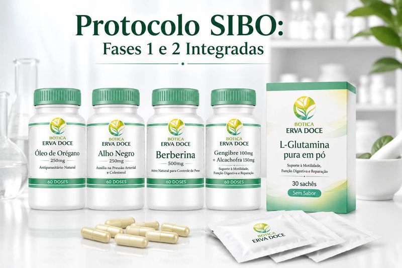 Protocolo SIBO – Fases 1 e 2 para Tratamento 30 Dias